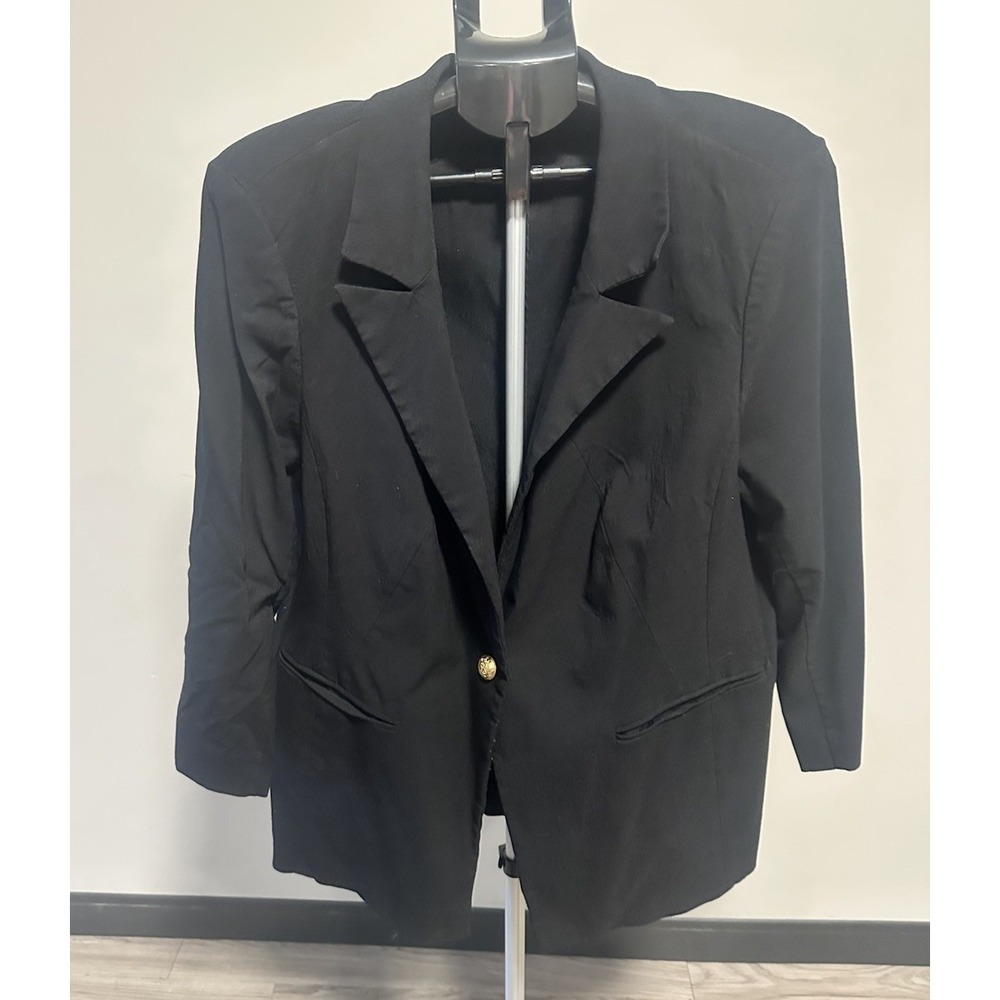 The Lane Bryant Blazer Black blazer size 26 Gorgeous